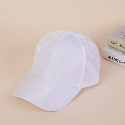 Baseball Cap New Men's Simple Fashion Solid Color Dome Sunscreen Sunshade Peaked Cap