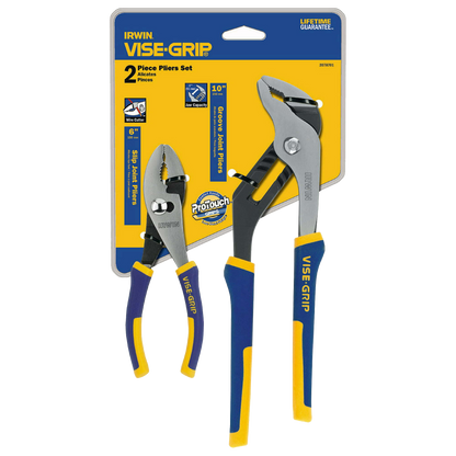 Irwin Vise Grip 2078701 Pro Plier Set With Slip & Groove Joint Pliers 2 Count