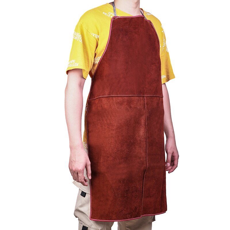 Welding Apron Welder Heat Insulation Protection Cow Leather Apron Safety Workwear Welding Equipment