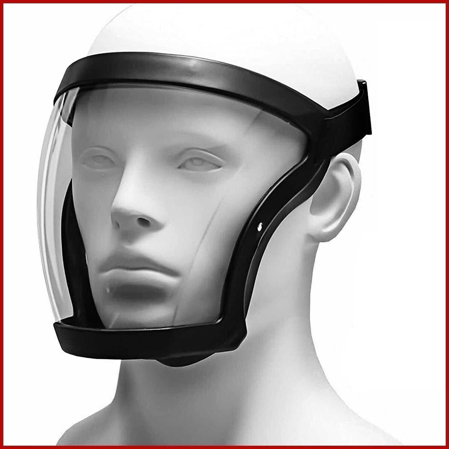 Anti-appannamento Scudo di Sicurezza Full Face Super Protective Testa di Copertura Maschera Trasparente