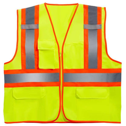 10 Pack Outdoor Work High Visibility Reflective Safety Vest