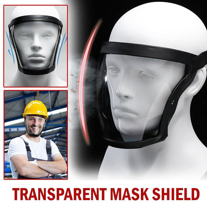 Anti-appannamento Scudo di Sicurezza Full Face Super Protective Testa di Copertura Maschera Trasparente