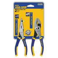 Irwin Vise Grip 2078702 ProPlier Set With Slip Joint & Long Nose Pliers 2 Count