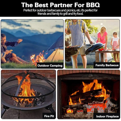 BBQ Hand gebläse Haushalt Tragbares Lüfter Luft gebläse für Grill Outdoor-Picknick Camping Handkurbel Werkzeug Herd Verbrennungs werkzeug