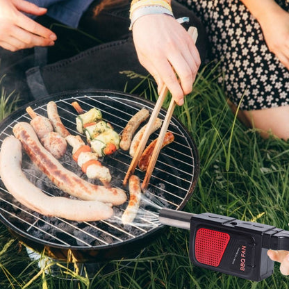 Tragbares tragbares elektrisches BBQ-Luft gebläse tragbares Kochluft gebläse für Holzkohle grill kamin im Freien