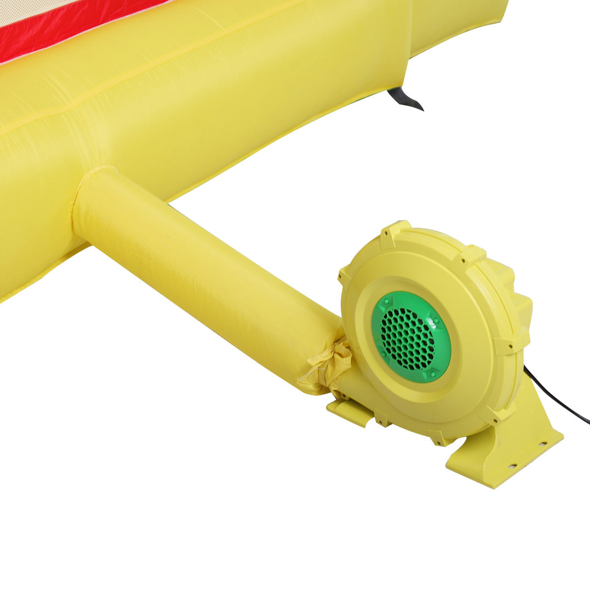 950W Electric Air Blower, Pump Fan for Inflatable Bounce House, Water Slides, Bouncy Castle, Yellow and Green