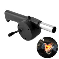 1pc BBQ Fan; Air Blower; Fast Fire Starter; Portable Manual Hand Crank Bellows For Outdoor Picnic Camping Cooking; Barbecue Charcoal Grills Accessories