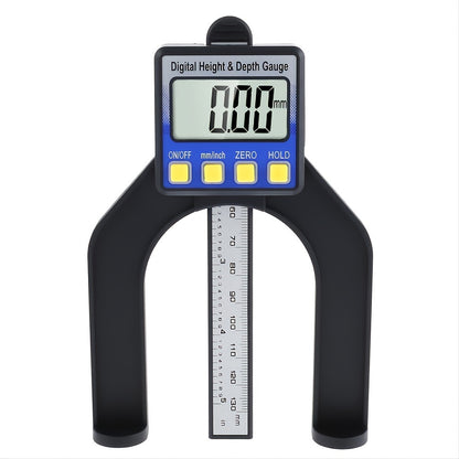 Digital Angle Finder Ruler 80mm Digital Height Depth Gauge Magnetic Smart Measuring Tool Set