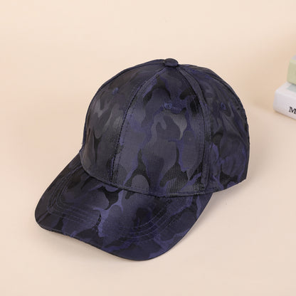 Baseball Cap New Men's Simple Fashion Solid Color Dome Sunscreen Sunshade Peaked Cap