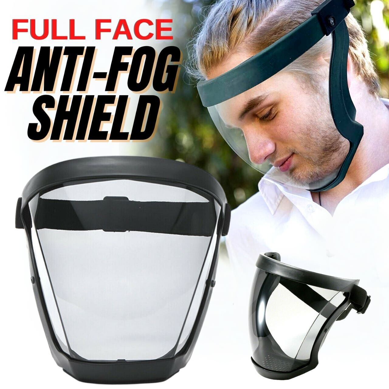 Anti-buée Bouclier de Sécurité Visage Complet Super Protecteur Couverture de Tête Transparent Masque