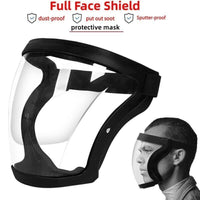 Anti-appannamento Scudo di Sicurezza Full Face Super Protective Testa di Copertura Maschera Trasparente