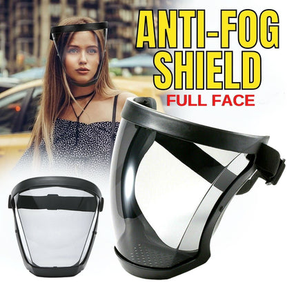 Anti-appannamento Scudo di Sicurezza Full Face Super Protective Testa di Copertura Maschera Trasparente