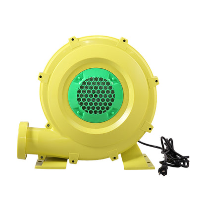 950W Electric Air Blower, Pump Fan for Inflatable Bounce House, Water Slides, Bouncy Castle, Yellow and Green