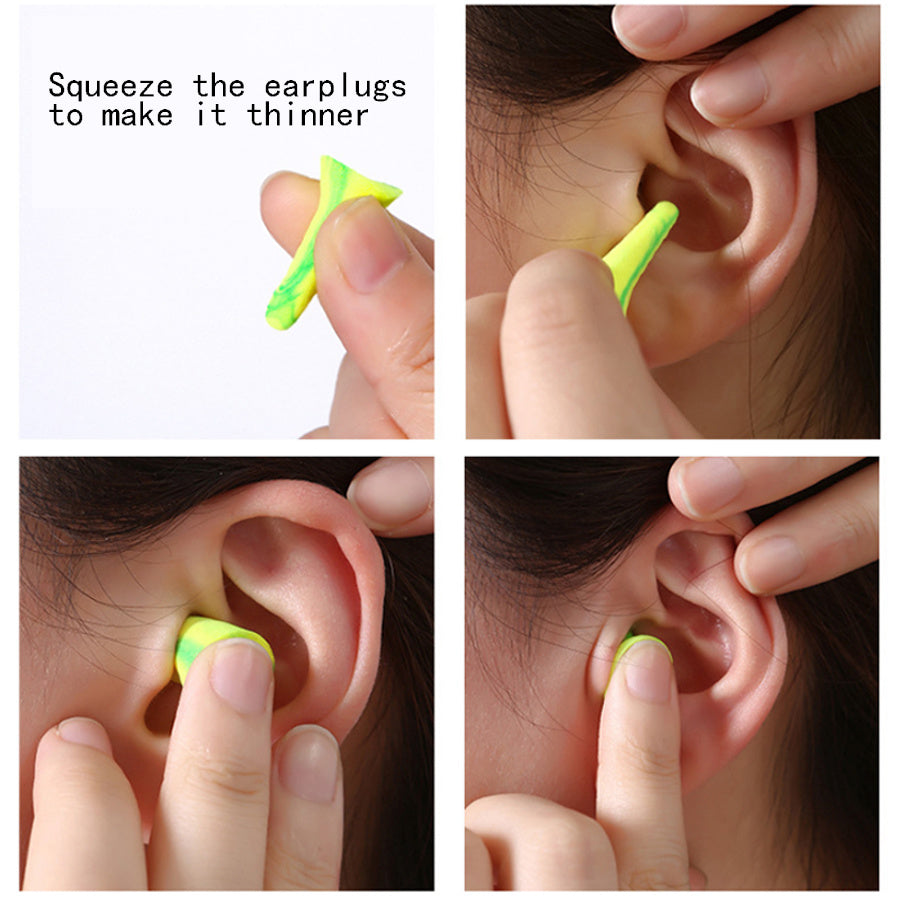 2/10Pcs Sleep Ear Plugs Noise Reduction Sound Insulation Earplugs Soundproof for Sleep Anti-Noise Sleeping Aid Ear Care Reusable