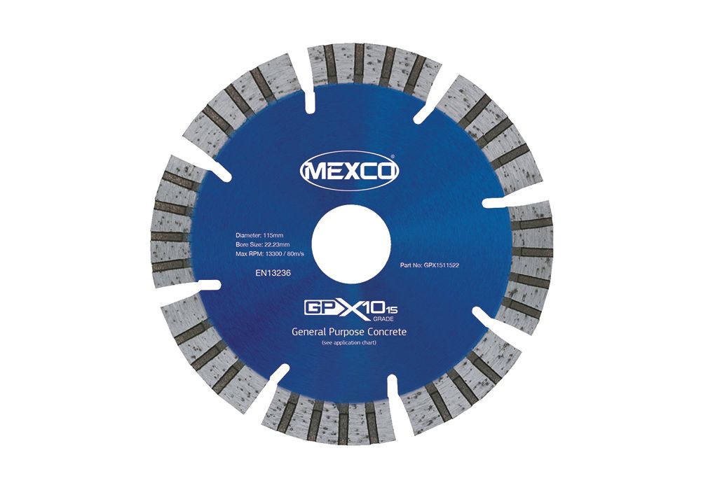 Mexco 115mm GPX15 Diamond Blade