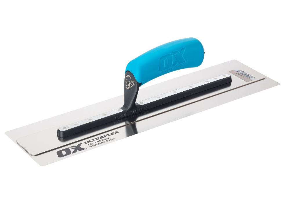 OX Pro UltraFlex Finishing Trowel 16in / 405 x 110 mm