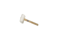 FLAT FACED WHITE RUBBER MALLET