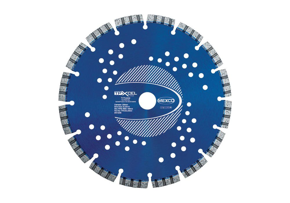 Mexco 230Mm Diamond Blade Tri-Purpose